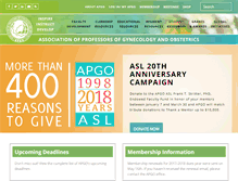 Tablet Screenshot of apgo.org